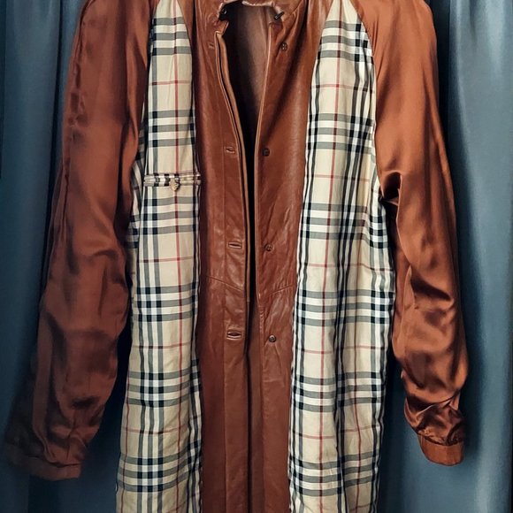 Burberry London Leather Coat - Picture 4 of 8